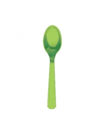 Cucharillas Verde Kiwi Plastico Unidades