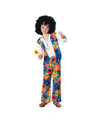 DISFRAZ DE HIPPIE FLORES