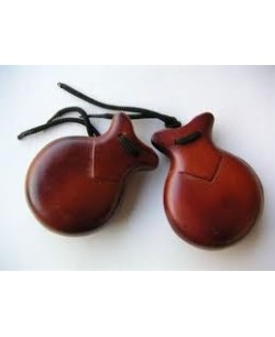 CASTAÑUELA MADERA CAOBA