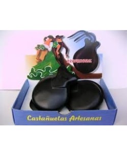 CASTAÑUELA BAQUELITA NEGRA