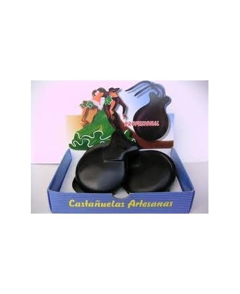 CASTAÑUELA BAQUELITA NEGRA