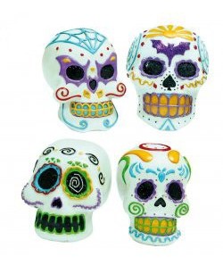 CALAVERA DECORADA FANTASIA