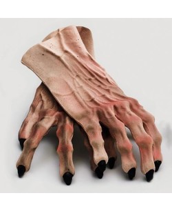 MANOS DE MONSTRUO CON UÑAS NEGRAS