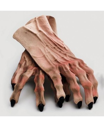 MANOS DE MONSTRUO CON UÑAS NEGRAS