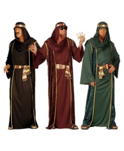 DISFRAZ DE ARABE TUNICA COLOR PARA HOMBRE