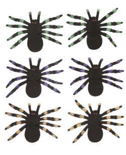 SET 2 ARAÑAS CON PATAS DE PURPURINA