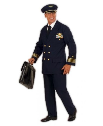 DISFRAZ DE PILOTO AVIACION LUJO