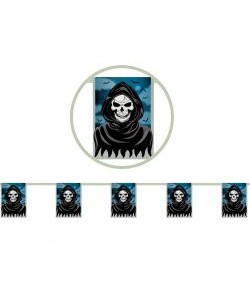 BANDERAS HALLOWEEN FIGURA DE LA MUERTE