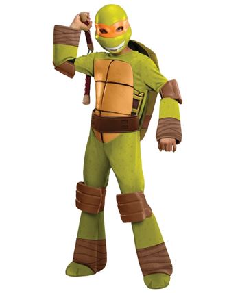 DISFRAZ DE TORTUGA NINJA MICHELANGELO LUJO