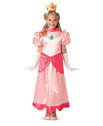 DISFRAZ DE PRINCESA PEACH DELUXE