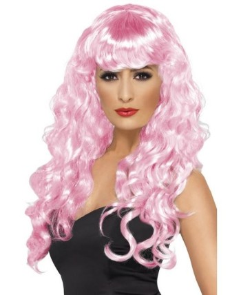 PELUCA BELLA RIZOS ROSA CLARO