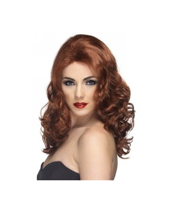 PELUCA CASTAÑA SIN FLEQUILLO BELLA