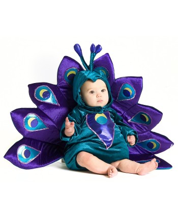 DISFRAZ DE PAVO REAL GORDITO PARA BEBE