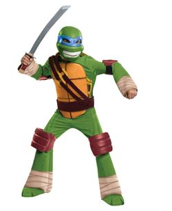 DISFRAZ DE TORTUGA NINJA LEONARDO LUJO