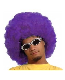 PELUCA AFRO MORADA