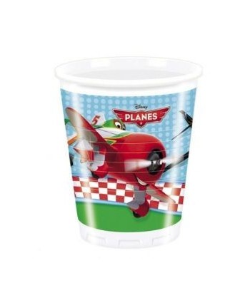 VASOS AVIONES 8 UNIDADES