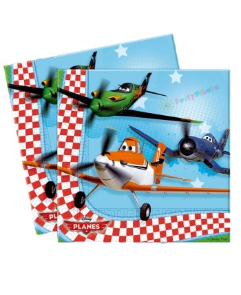 SERVILLETAS AVIONES 20 UNIDADES