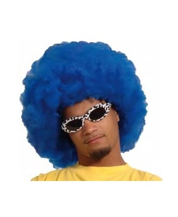 PELUCA AFRO AZUL OSCURA