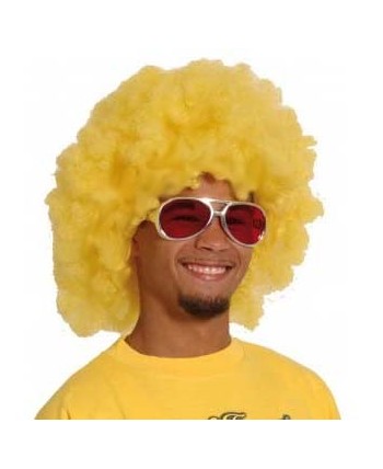 PELUCA AFRO AMARILLA