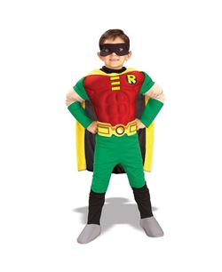 DISFRAZ DE ROBIN PECHO MUSCULOSO DELUXE