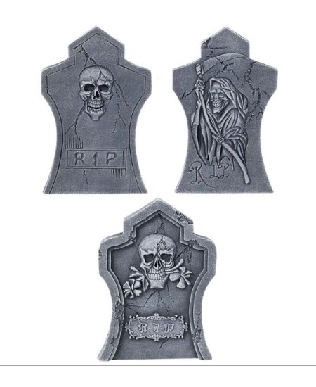 LÁPIDA 3 MODELOS CALAVERAS / MUERTE
