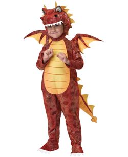 DISFRAZ DE DRAGON ROJO