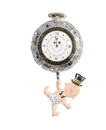 GLOBO DE HELIO AÑO NUEVO BEBE