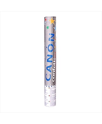 Canon Confetti Metalizado 40 cm | La Casa de las Fiestas