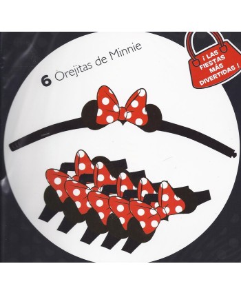 OREJITAS MINNIE 6 UNIDADES