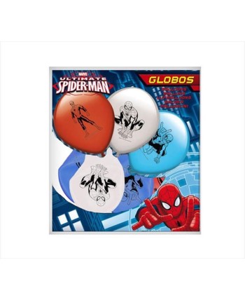 GLOBOS SPIDERMAN ULTIMATE 10 UNIDADES