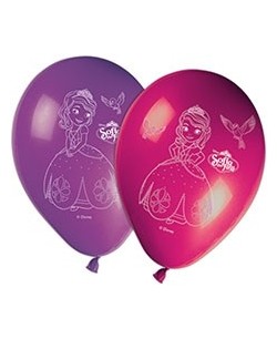 GLOBOS PRINCESA SOFIA 8 UNIDADES