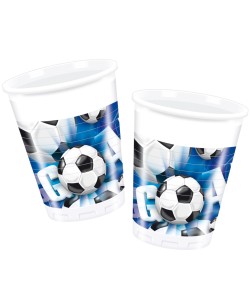 VASOS FUTBOL GOOL 10 UNIDADES