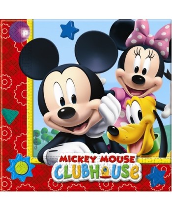 SERVILLETAS MICKEY 20 UNIDADES