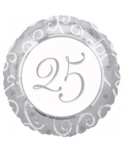 GLOBO DE HELIO CIRCULO 25 ANIVERSARIO
