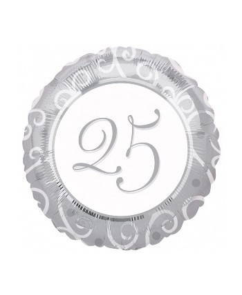 GLOBO DE HELIO CIRCULO 25 ANIVERSARIO