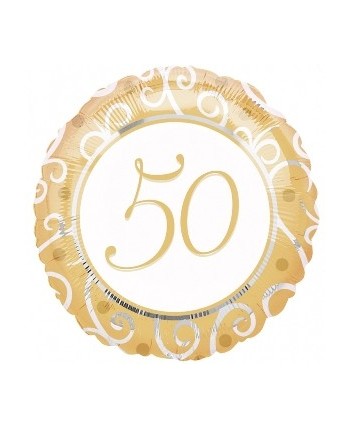 GLOBO DE HELIO CIRCULO 50 ANIVERSARIO