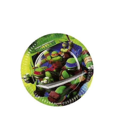 PLATOS TORTUGAS NINJA 8 UNIDADES