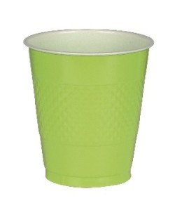 VASO LIMA PLASTICO 10 UNIDADES