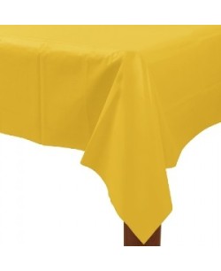 MANTEL AMARILLO DE PLASTICO