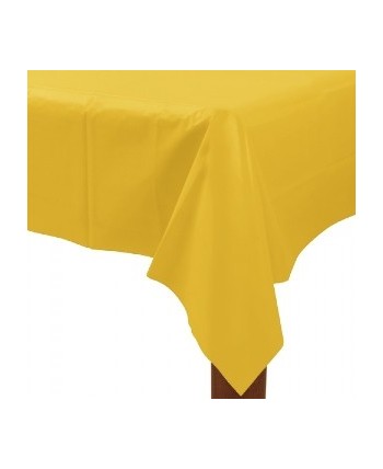 MANTEL AMARILLO DE PLASTICO