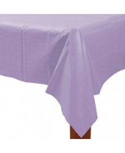 MANTEL LILA DE PLASTICO