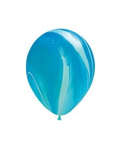 BOLSA 5 GLOBOS SUPERAGATA AZUL 11''