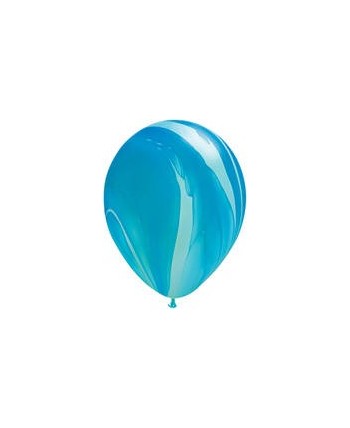 BOLSA 5 GLOBOS SUPERAGATA AZUL 11''