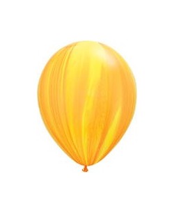 BOLSA 5 GLOBOS SUPERAGATA AMARILLO 11''