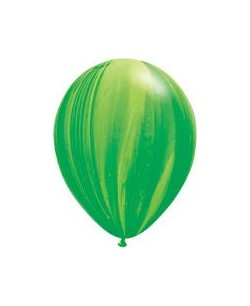 BOLSA 5 GLOBOS SUPERAGATA VERDE 11''