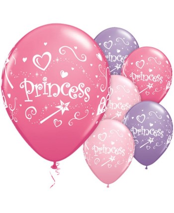 BOLSA 6 GLOBOS PRINCESAS