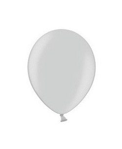 GLOBO PLATA PERLADO 50 UNIDADES