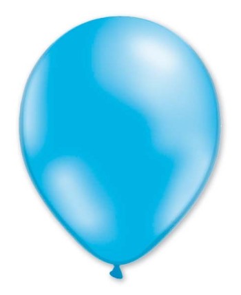 BOLSA 10 GLOBOS AZUL CELESTE METALIZADOS