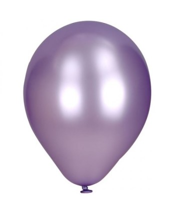 BOLSA 10 GLOBOS LILA METALIZADOS
