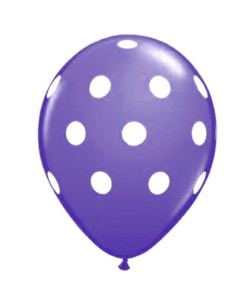 BOLSA 8 GLOBOS MORADOS LUNARES